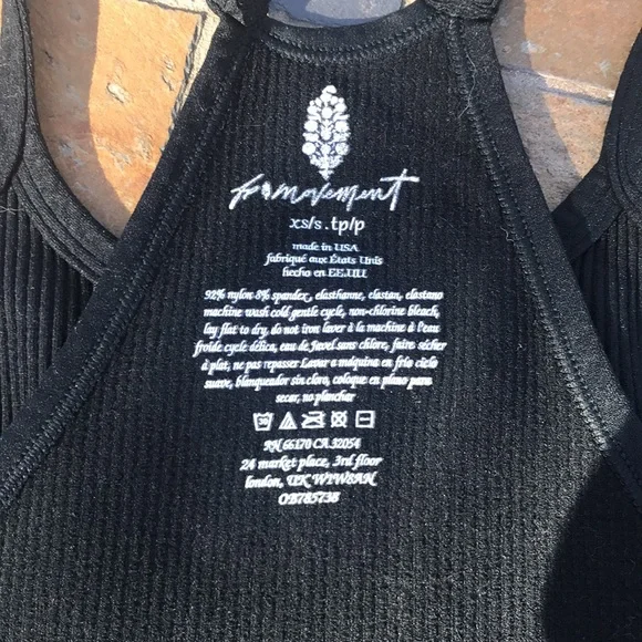 #1049 NWT Free People Movement Happiness Tank - Picture 7 of 13